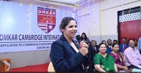 OMKAR CAMBRIDGE INTERNATIONAL SCHOOL.BATCH OF2022-2023 IGCSE & A LEVEL FELICIATED CEREMONY