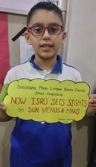 Learners created news headlines in English Class.