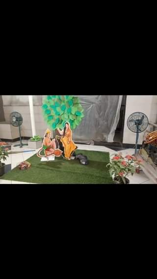 Decor at our School on occasion of Diwali Celebration.