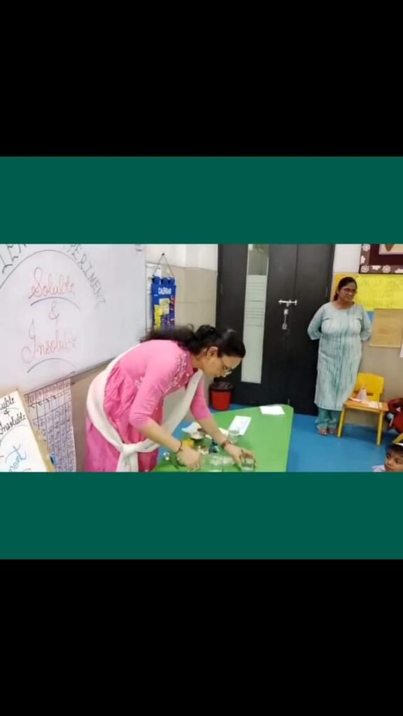 Pre School Class at Omkar Cambridge International School looks like.