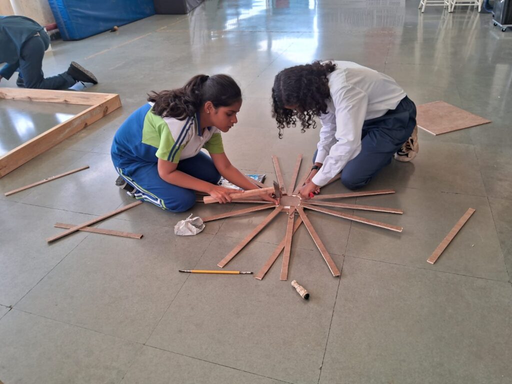 Club Activity of Carpentery at Omkar Cambridge International School,Dombivli