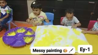 Early years learners community engaged into there colorful world.
