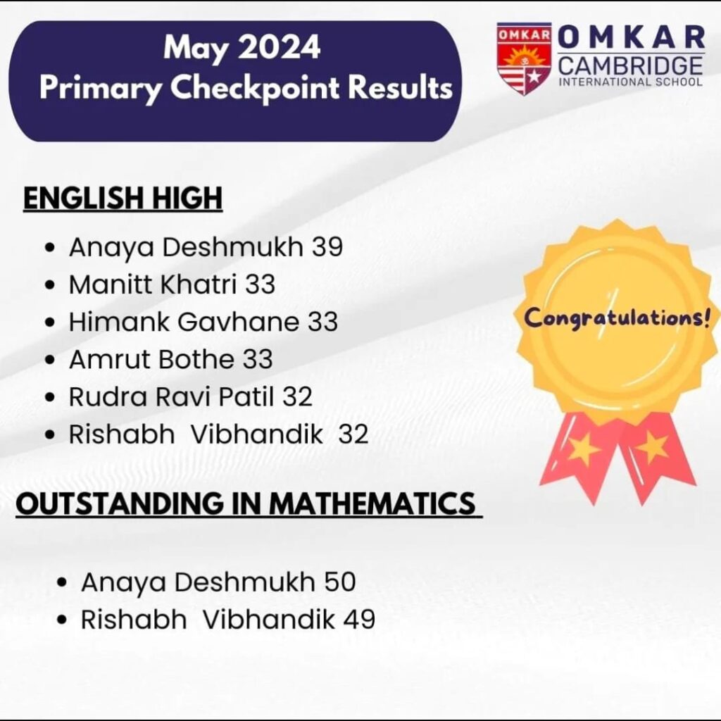 The unwavering dedication and perseverance of our hardworking students have led to outstanding achievements in the Primary & Lower Secondary Checkpoint Results for May 2024. Their exceptional performance stands as a testament to their relentless efforts and commitment to academic excellence.