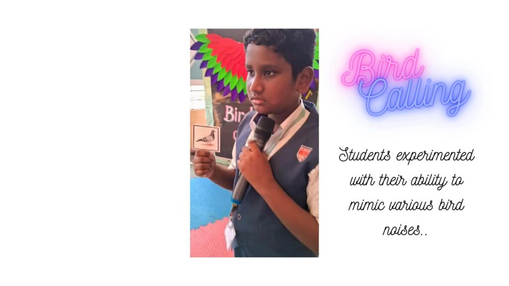 Bird Calling is one of the creative activity done at Omkar Cambridge International School #InternationalStudents #InternationalCurriculum #schoollife #schooldays