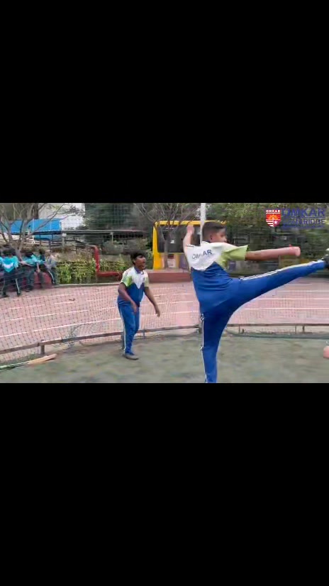 Foot ball training at Omkar Cambridge International School, Dombivli