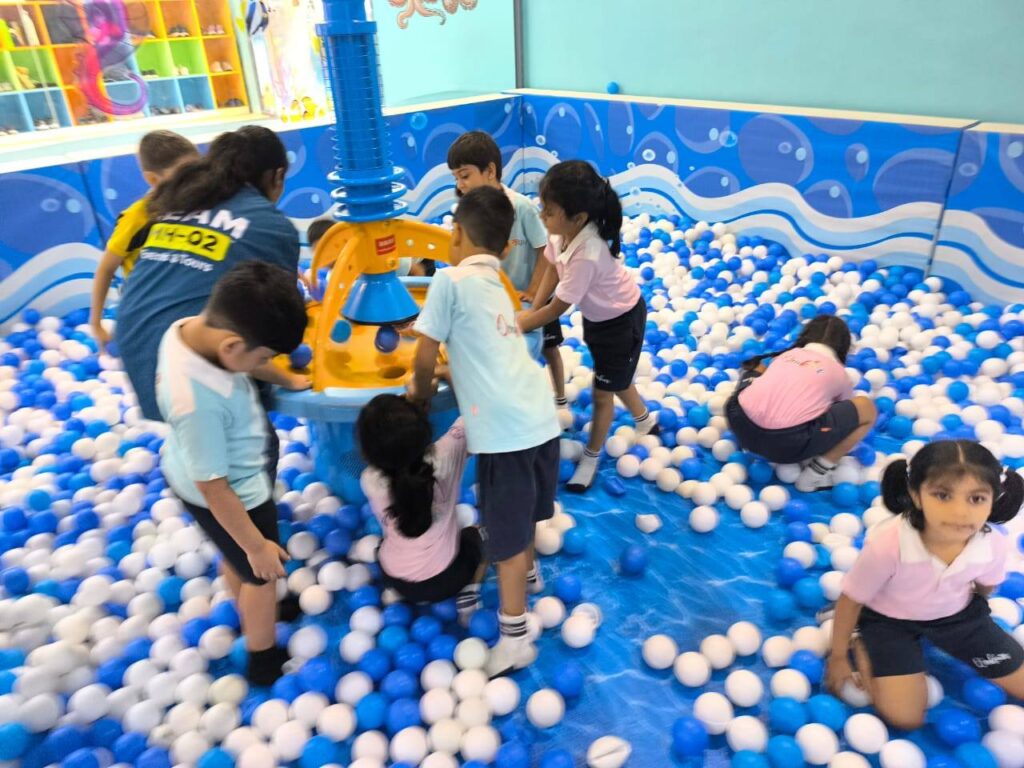 Early years of Omkar Caterpillar Kidz is exploring fun filled day at Tic Tac Toe .